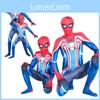 Stylischer Spiderman PS4 Velocity Kostüm-Overall für Erwachsene und Kinder mit einzigartigem Design