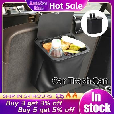 Multifunkční skládací koš do auta Vodotěsný odpadkový koš Taška Úložná kapsa Organizér Závěsný odpadkový koš