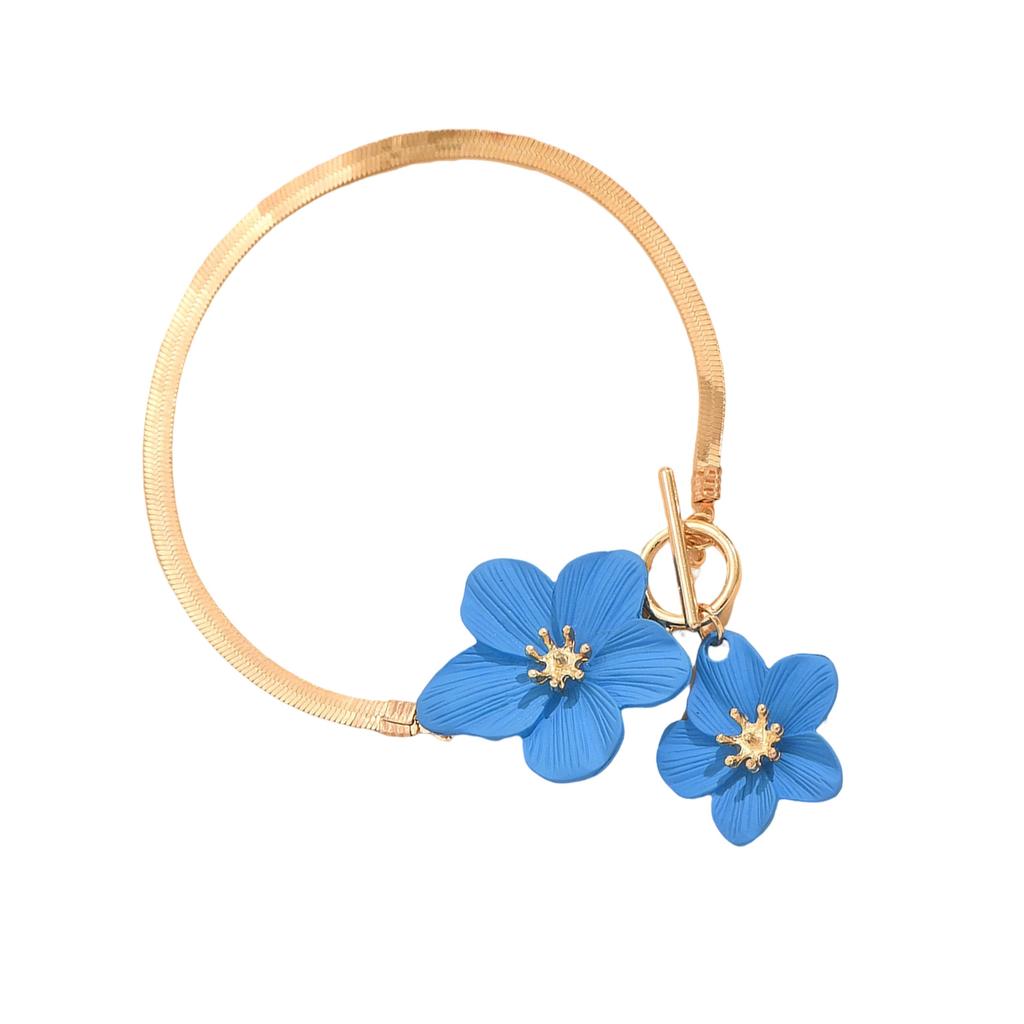 Adjustable Flower Foot Jewelry Versatile Styling for Daily Wear Alloy Chain Secure Closure Beach Vacation Accessory
