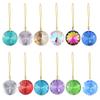 12PC Set Christmas Decoration Decorations Round Prism Tree Wedding 30mm Mini Flower Christmas Crystal Glass