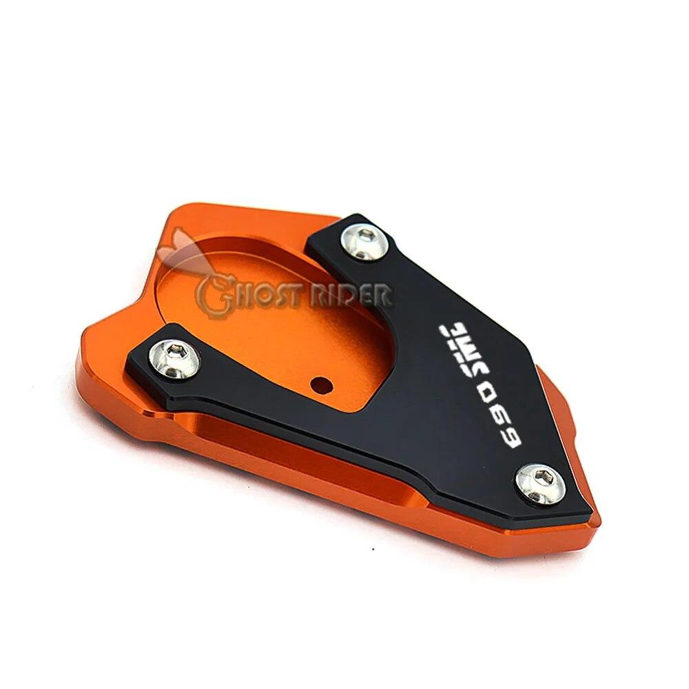 For 690 SMC R 690 ENDURO R -2022   Motorcycle CNC Kickstand Foot Side Stand Extension Pad Support Plate
