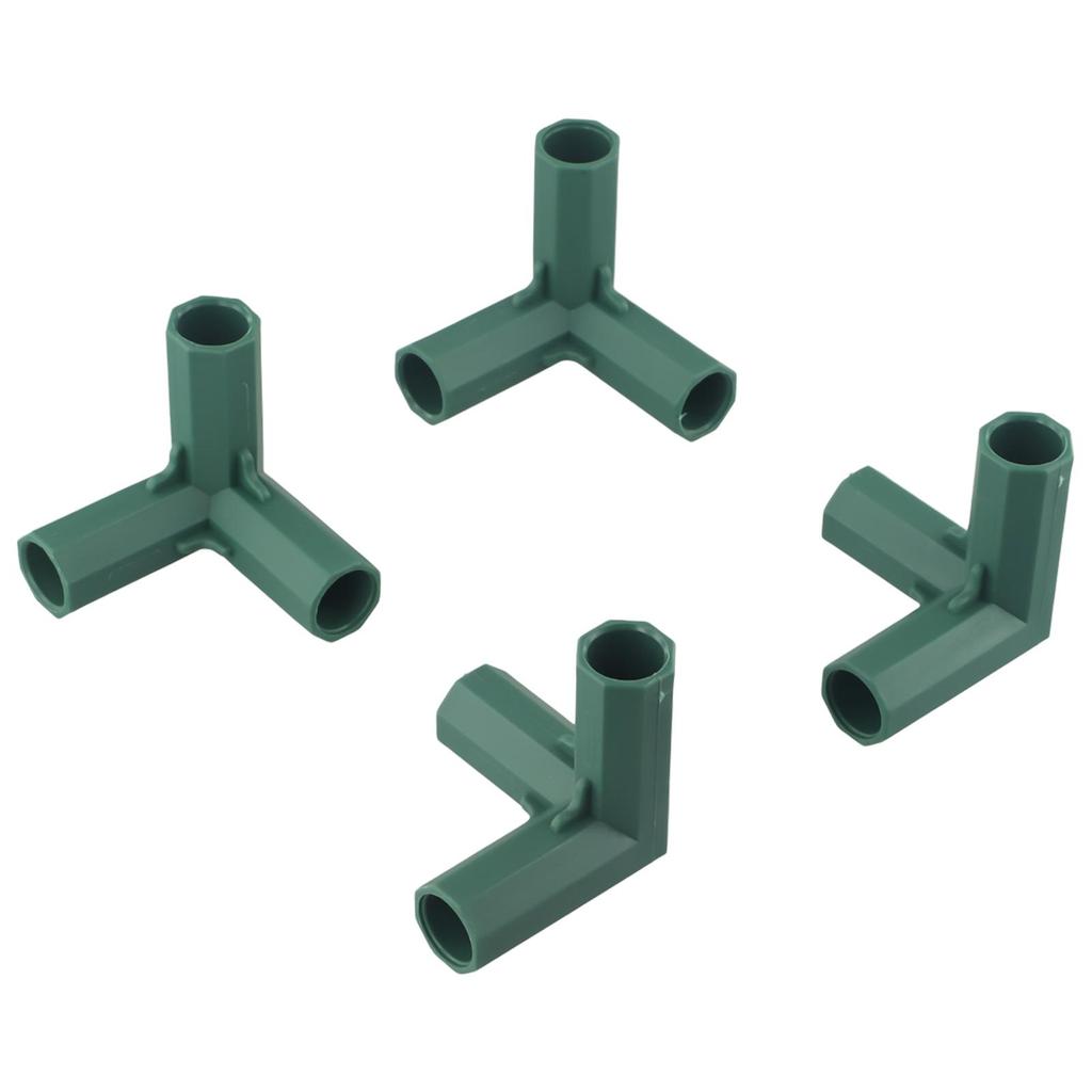 Structură conector stâlp 4 buc Cu nervuri Accesorii