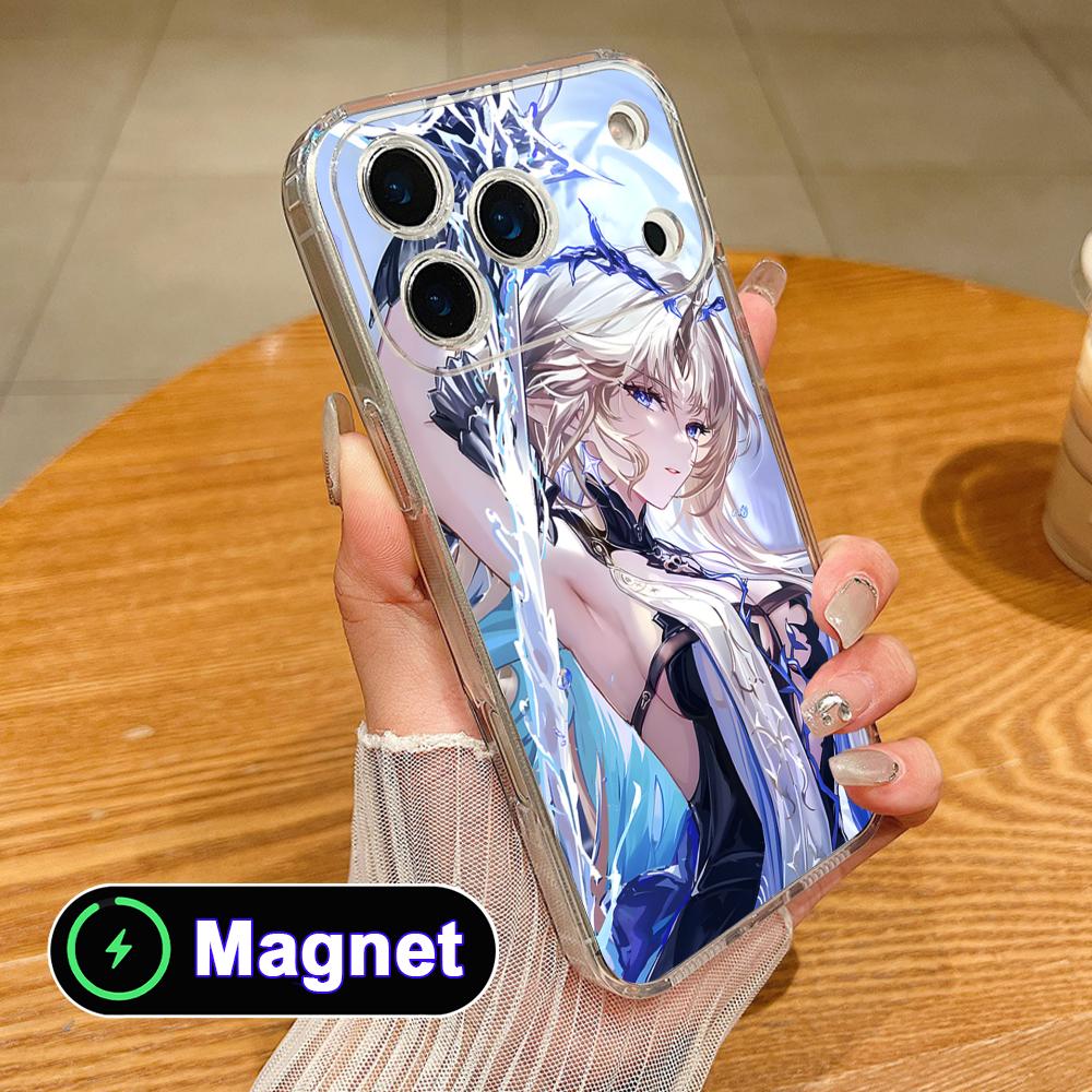 

Wuthering Waves Fleurdelys Phone Case for iPhone 17 16 15 14 13 12 11 Air Pro Max Plus Mini Soft TPU Clear Magsafe Cover iPhone 11 Pro Max