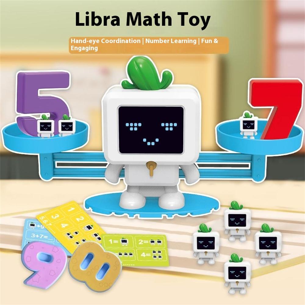 Children Balance Scale Table Game Number Math Educational Toy for Early Learning