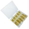500pcs Barbed Fishing Hook Replacement Circles Hook Carbon Steel Eyed Fish Hook Rustproof Fishing Jig Hook Easy To Use