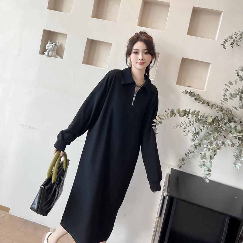 

IMAGINEX Women s Casual Long Sleeve Midi Dress One Size