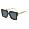 Oversized Sunglasses Woman  Brand Designer Vintage Square Sun Glasses Female Big Frame Shades Uv400