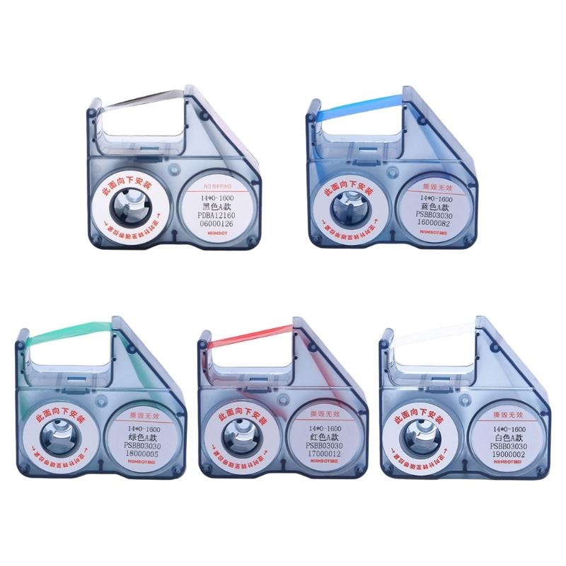 Colorful Carbon Tape Ribbon Thermal Transfer Printer Refill Tape Replacement Ribbon Cassette for B18 Machine Accessories