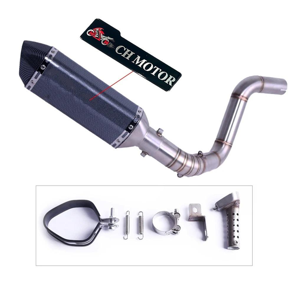 Motorcycle exhaust pipe suitable for KTM
