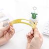 19cm Metal Bookmark Ruler Cartoon Shape Adorable Not Easily Deformed Measuring Scale Ruler Book Holder Clip Home School Supplies