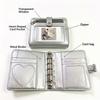 PU Leather M5 Notebook with Photo Window Pocket Journal Planner Book  School Office