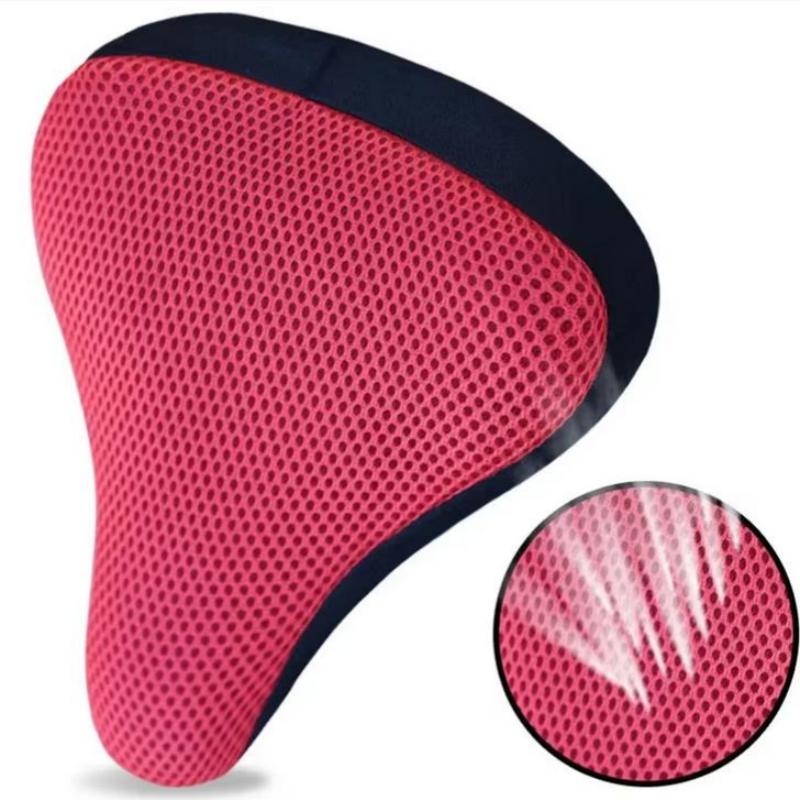 Seat Cushion Cover Bicycle Saddle 3D Soft Bike Seat Cover Silicone Seat Cushion Cycling Breathable Saddle Comfortable Bicycle