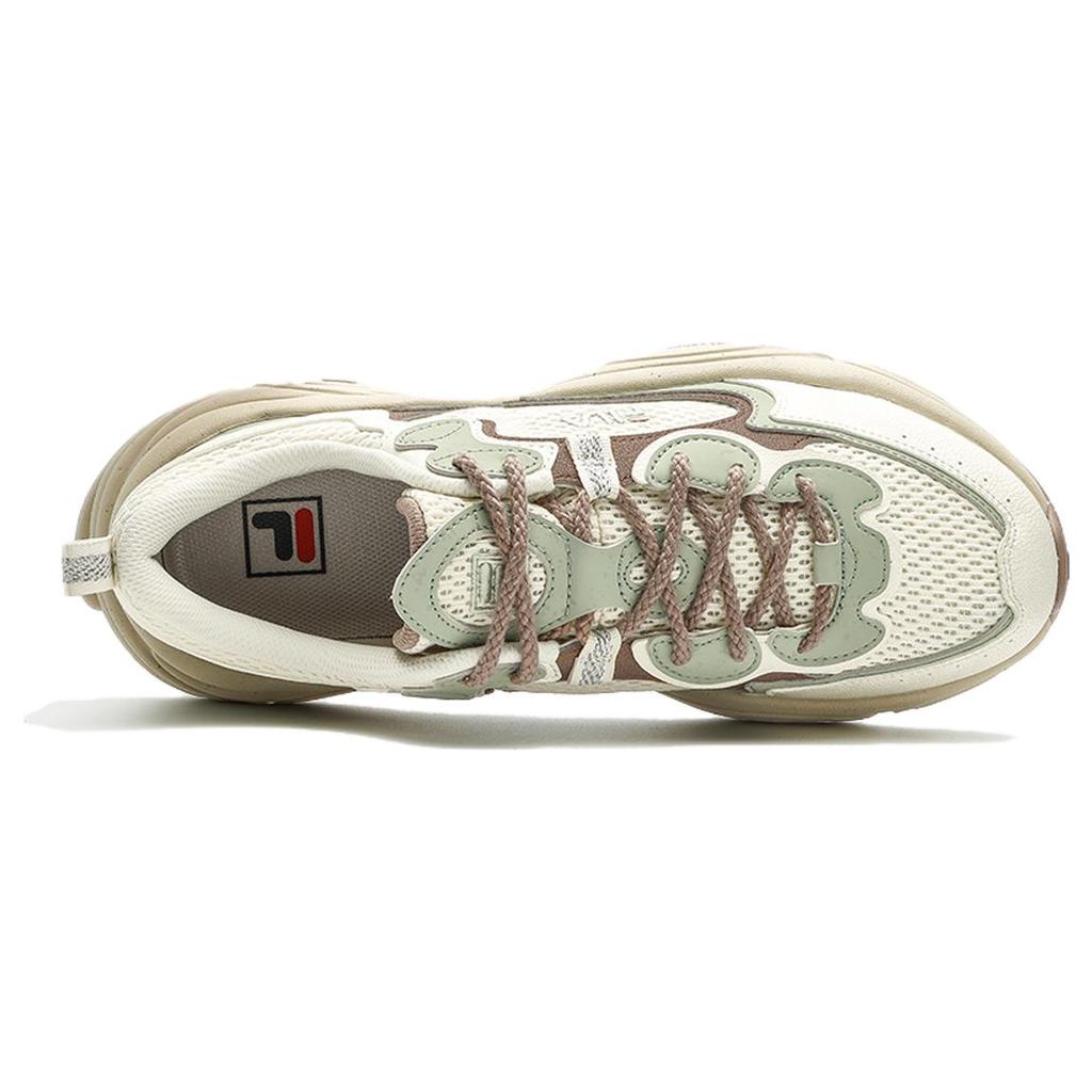 New FILA MARS 1S+ Mars 1S Low Top Casual Shoes Men's Beige White Green F12M332123FAS