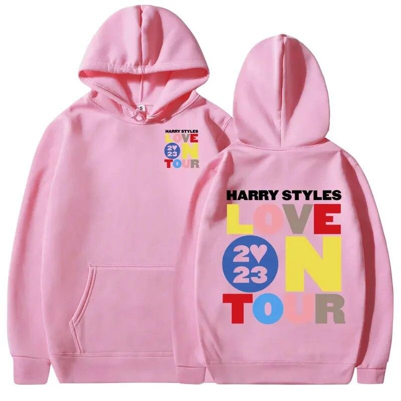 2023 Love on Tour Koncert Mikina Harajuku Estetické mikiny nadměrné velikosti Unisex dámské oblečení Mikiny s dlouhým rukávem Streetwear