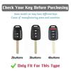 Soft TPU Car Remote Key Case Cover Keychain for Honda Accord Civic CRV HRV HR-V Jazz 2013 2014 2015 2016 Key Fob Shell Protector