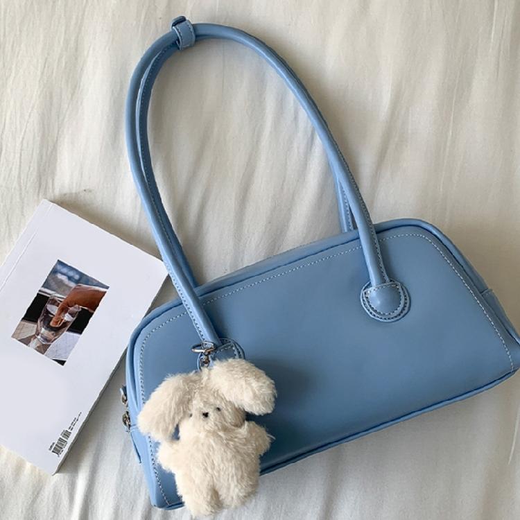 Splashproof Handbag Travel Bags for Women Solid Color Soft Leather Bag