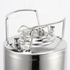 6L Large Capacity Home Brewed Beer Barrel Stainless Steel Wine Bucket Portable Steel Ball Lock Keg