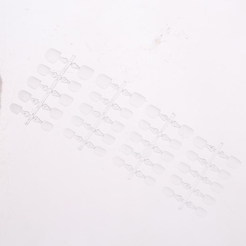 100Pcs Kids False Nails Press On Nails Coffin Artificial Nails Clear Fake Nail Tips For Extension Manicure Tool
