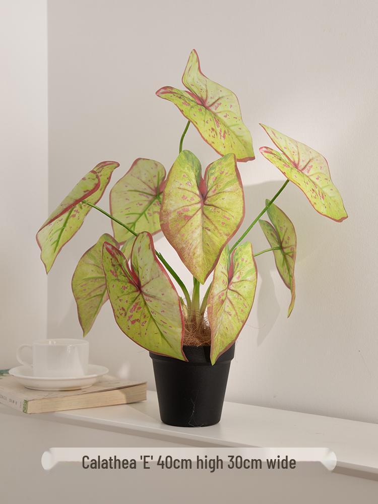 Artificial Green Plants for Indoor Decor – Potted Ornaments for Living Room or Coffee Table