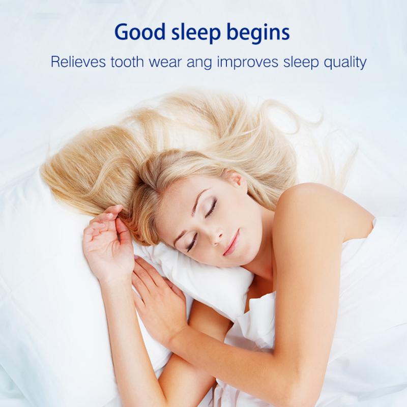 Gouttières anti-grincement des dents Aide au sommeil nocturne Silicone Protège-bouche dentaire Bruxisme Éliminer