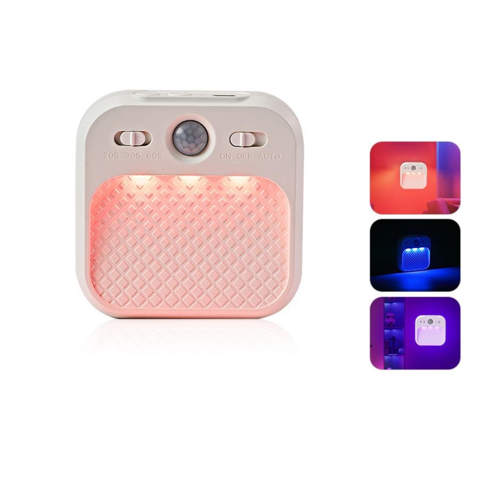 White Color Motion Sensor Light Square Shape Rechargeable Light Magnetic Light  Stairs