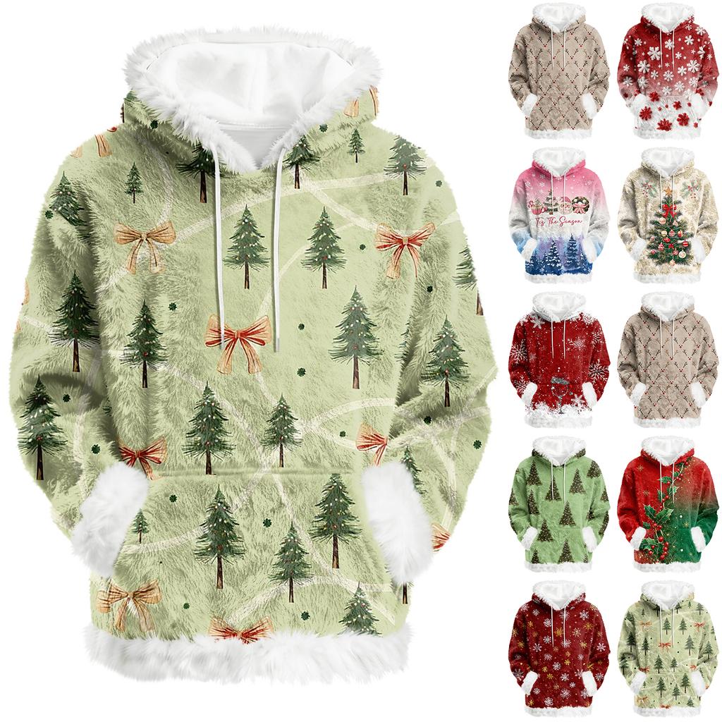 Hoodies For Women Oversized Winter Plush Cute Sweatshirts Pullover Trendy Fall Winter Clothes