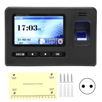 4.3in TFT Screen Time Attendance Password Fingerprint Recognition Office Clock Recorder Independent