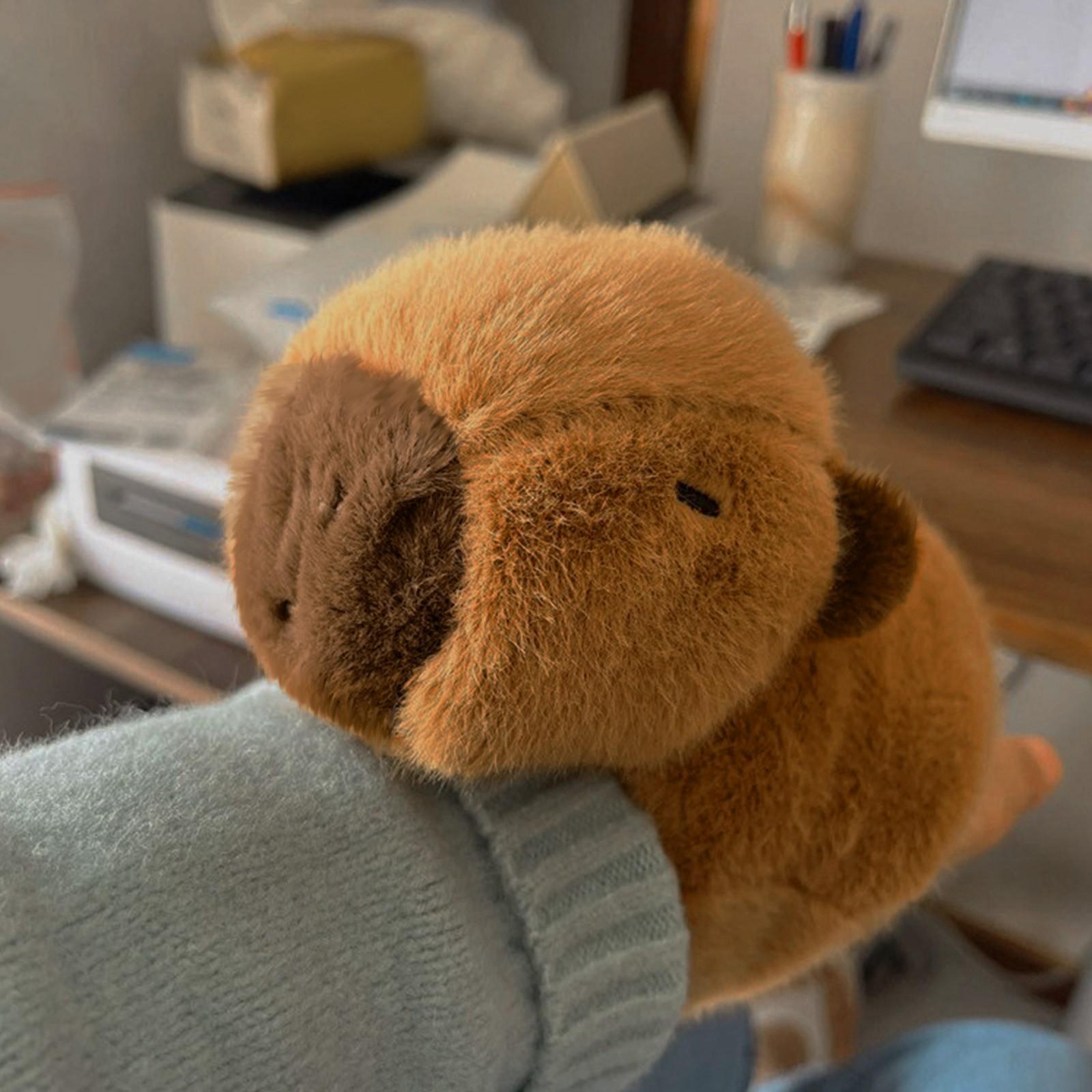 

Обмотка для запястья, браслеты с пощечинами в виде животных, плюшевые игрушки в виде животных, плюшевая игрушка, интерактивная игрушка в виде животных, плюшевый браслет в виде животных One Size коричневый