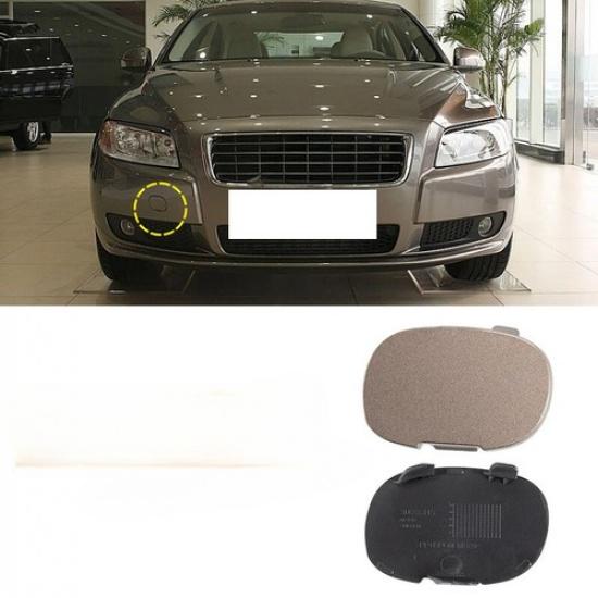 Painted Car Front Bumper Tow Hook Cap for Volvo S80 2007 - 2012 Towing Eye Cover