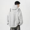 Hooded Sweater Men's Autumn and Winter New Zipper Design Loose Hoodie Coat