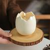 Scented Candle Cup Ceramic Eggshell Holder for Candles, Candles Unique Housewarming Gift Container, Minimalist Art Ornament Home Decor Tabletop
