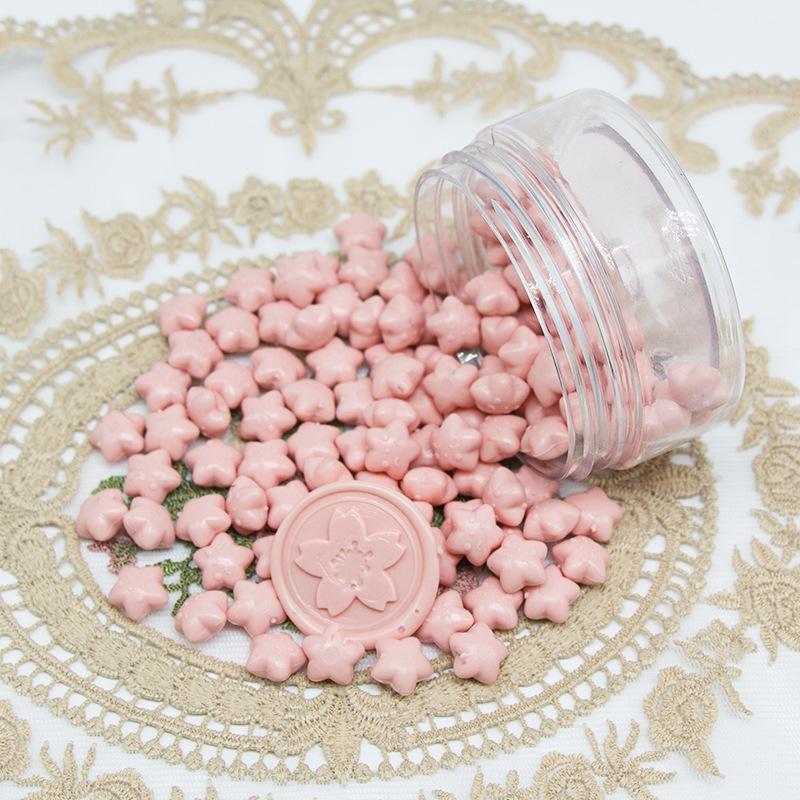 1000g Macaron Series Star Enamel Wax Grains Cute Style Wax Material DIY Greeting Card Party Invitation Decoration Supplies