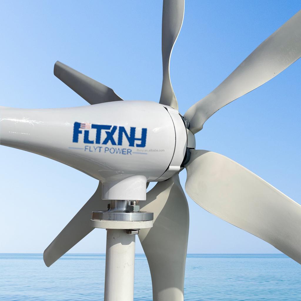 Deutschland Direktlager Horizontales Windturbinengeneratorsystem Mit Solar Off Grid 800W 12V 24V 48V Windkraftanlage