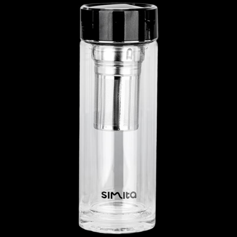 

Schmidt Double-Wall Insulated Glass Teacup with Infuser