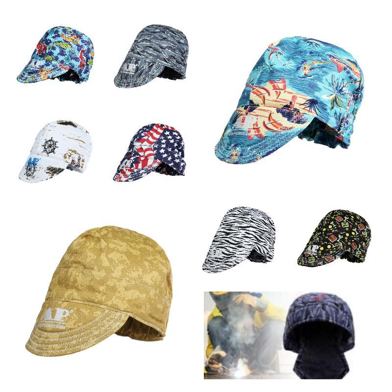 Umfriend Breathable Cotton Welding Cap With Heat Resistance And Dust Protection
