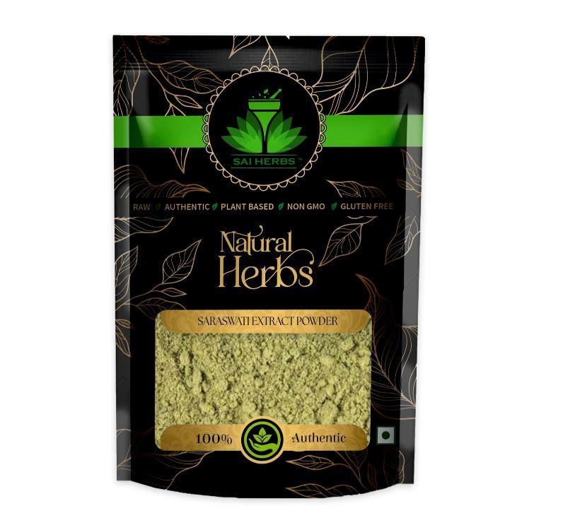 SAI HERBS Экстракт-порошок Сарасвати - Экстракт Центеллы Азиатской PDR - Экстракт Брами Бути PDR (100 г)