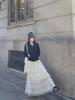 Women's High-Waist A-Line Mesh Cake Skirt - Spring/Summer 2025 French Gentle Style