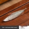 Fisherman Fishing Line Incense Holder: Indoor Tea Ceremony Ornament, Alloy Incense Burner Base.