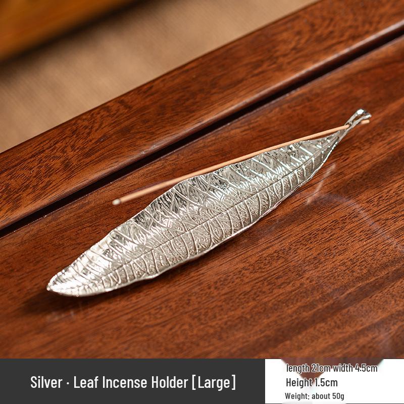 Fisherman Fishing Line Incense Holder: Indoor Tea Ceremony Ornament, Alloy Incense Burner Base.
