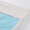 Nishikawa Atsuko Matano Quilt Fluffy Sheepskin Cat and FE03903026 Blanket, Single, Washable, Boa, MT3653, Tree, Blue,
