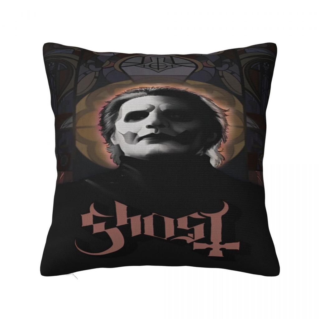 Ghost Band Rock Metal Music Pillowcases Merch Printed Cushion Cover Throw Pillow Cover Seater Decorations Square Multi Size