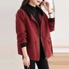 Women's Short Jacket Denim Spring and Autumn Fashion Popular Jacket Top Hooded Windbreaker