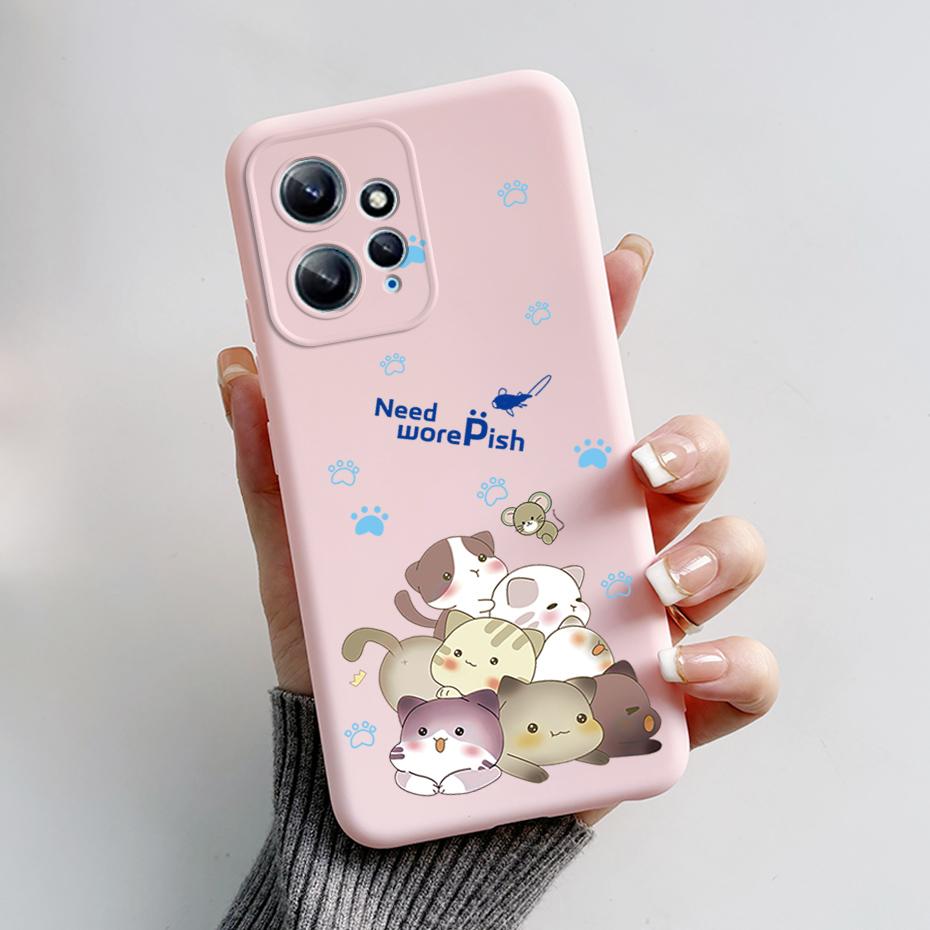 Case For Xiaomi Redmi Note 12 12S 4G 5G Patterned Full Protection Soft Silicone Stylish Cartoon Cover For Redmi Note 12 S Funda