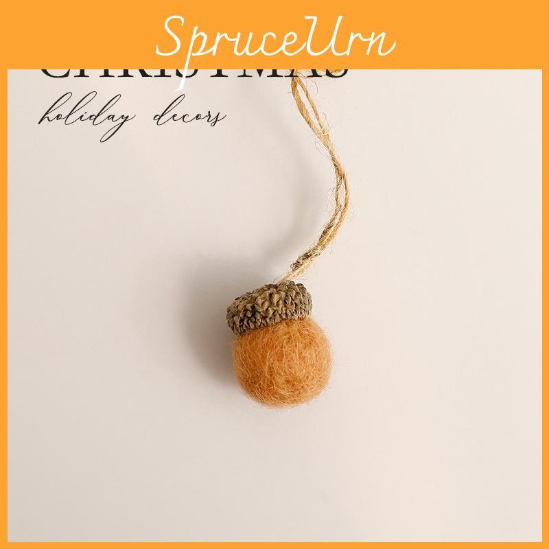 Holiday Felt Acorn Balls Diy Craft Supplies For Christmas Decorations And Tree Hangings