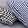 Nordisk Lett Luksus Houndstooth Putetrekk for Seng, Kontor, Bil eller Sofa