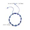 Blaue Augen Perlen Verstellbare Armbänder Türkische Glücksbringer Armbänder für Damen Herren zum Schutz und
