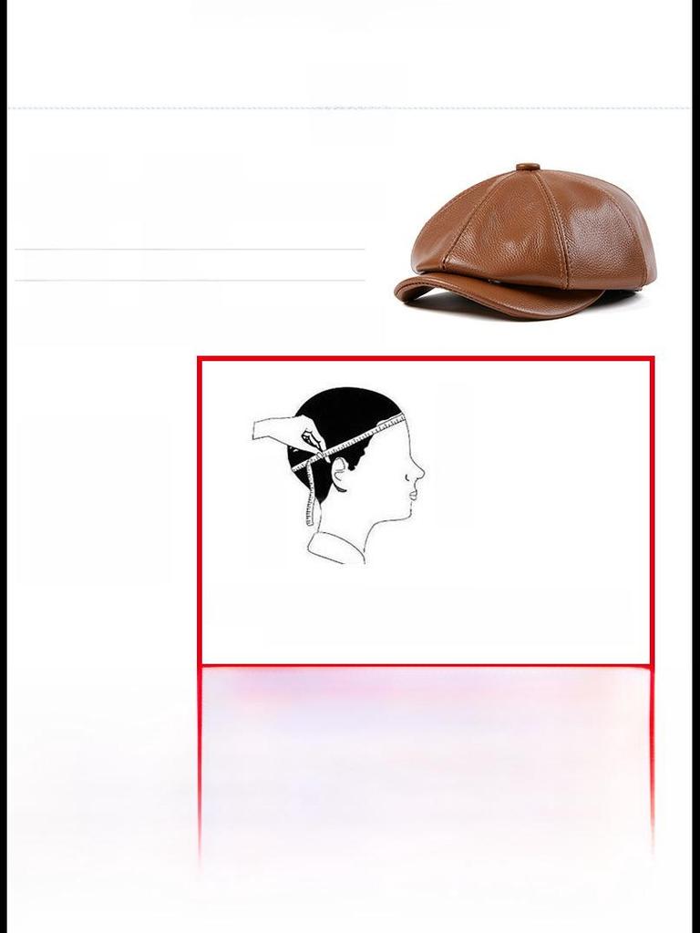 Trendy Korean-Style Cowhide Leather Octagonal Beret for Men - Autumn/Winter