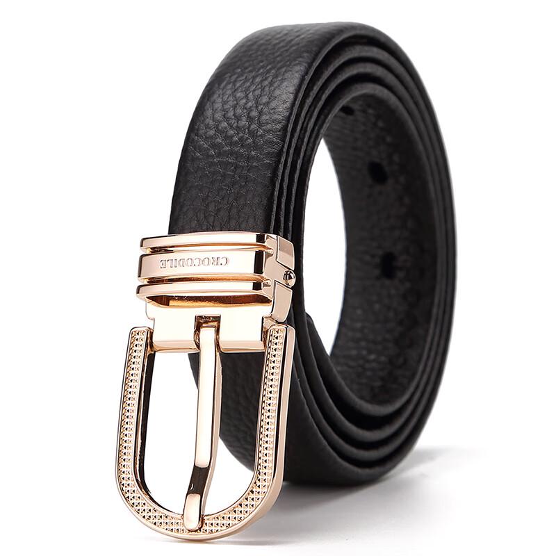 

Crocodile Women s Genuine Leather Pin Buckle Belt 105cm (Adjustable up to 110cm)