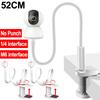 Punch-free Bendable Bracket Base Clip Universal Portable Baby Monitor Camera Holder Stand for 1/4 M6 Interface Camera Support
