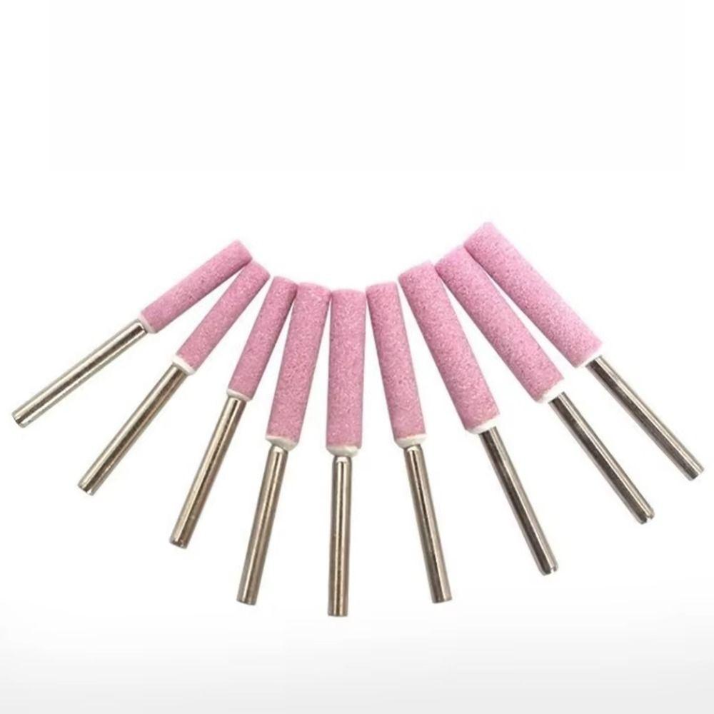 30Pcs Chainsaw Head Grinding Stone File 4/4.8/5.5/6mm Mounted Points Chainsaw Sharpener Stones For Polishing Metals